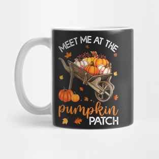 Meet Me At The Pumpkin Patch Wheelbarrow Hello Fall 2021 Mug